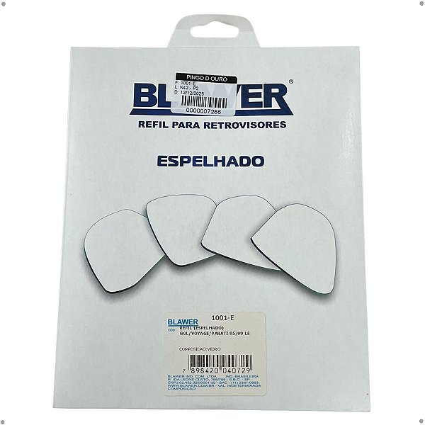 Espelho Lado Esquerdo (Refil) BLAWER - 1001-E