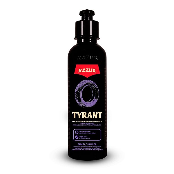 Revitalizador De Pneus Tyrant (Antiderrapante) 240ML Raxuz Vonixx