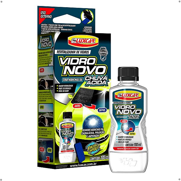 Revitalizador De Vidros (Vidro Novo) Luxcar - 100 ML