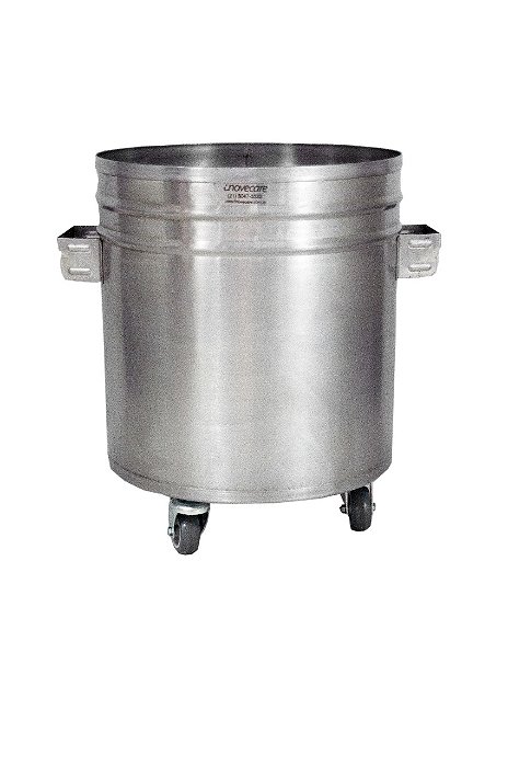 LIXEIRA CESTO EM AÇO INOX