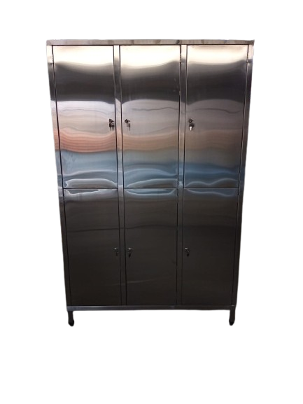 ARMÁRIO VESTIÁRIO EM AÇO INOX