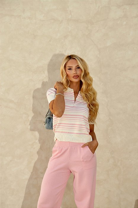 BLUSA POLO - LISTRAS