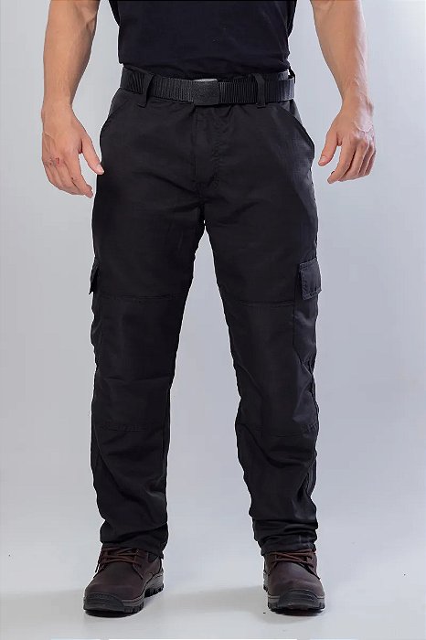 CALCA SAFO POLY TATICA 6 BOLSOS PRETO