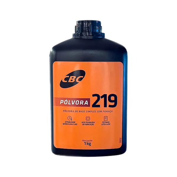 Pólvora CBC 219 – Embalagem de 1kg