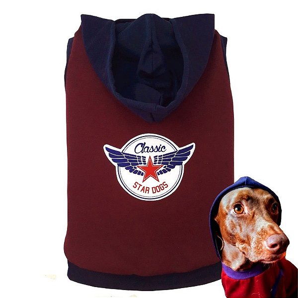 Moletom Classic Star Dogs Sem Mangas