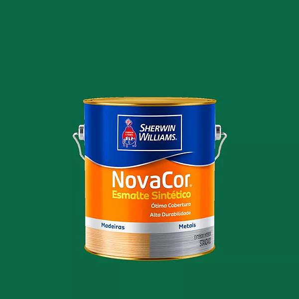 Tinta Esmalte Sintético Novacor Brilho 3,6 L Verde Folha Sherwin Williams