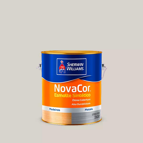 Tinta Esmalte Sintético Novacor Brilho 3,6 L Branco Gelo 31141801 Sherwin Williams