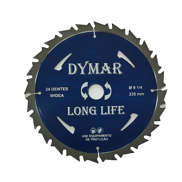 Disco Serra Long Life 9.1/4 24 Dentes Dymar