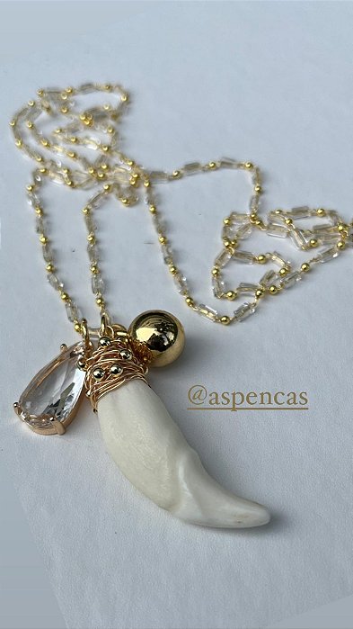 MINI PENCA DENTE OFF WHITE