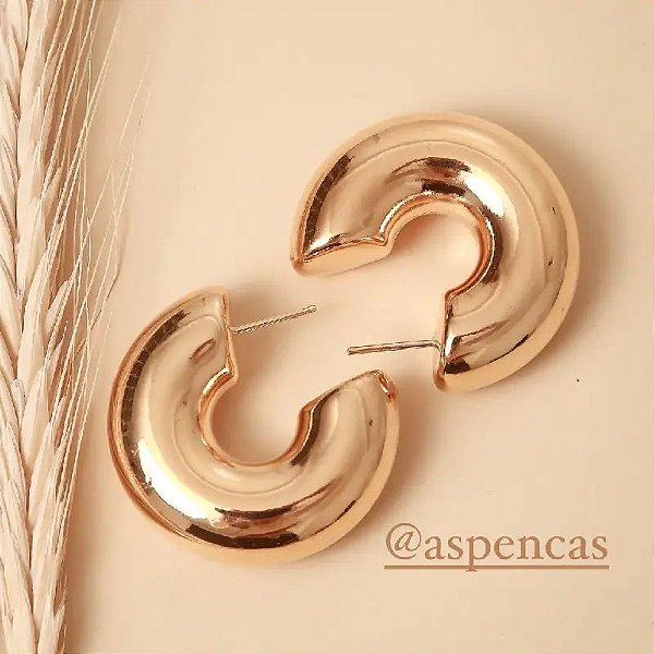 ARGOLA LUCK - PP - DOURADO