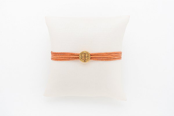 PULSEIRA ELOS SÃO BENTO FIOS DE COURO