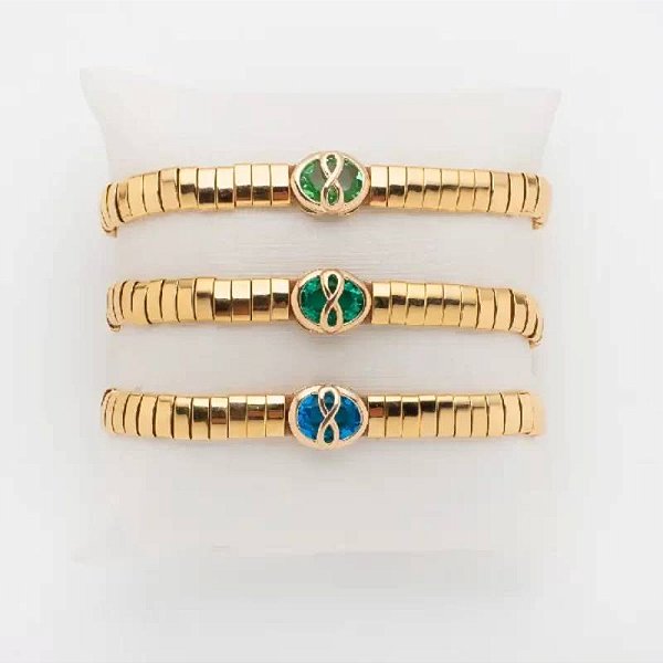 PULSEIRA ELOS CONDUÍTE INFINITOS DOURADO