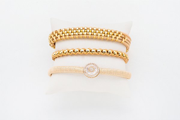 PULSEIRA ELOS MANDALA NUDE