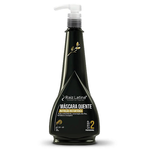 Máscara Quente Nutrição Instantânea Raiz Latina 1 Lt