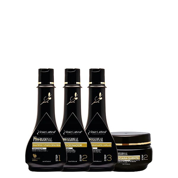 Raiz Latina Kit Manutenção Tutano Ceramidas 4x250ml