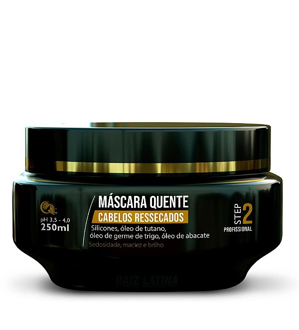 Raiz Latina Máscara Quente Nutrição instantânea 250ml