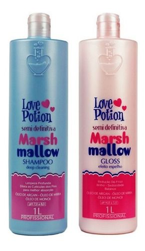 Escova Progressiva Semi Definitiva Marshmallow Love Potion