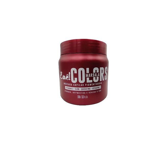 Máscara Tonalizante Pigmentada Marsala Eaê Cosméticos 500gr
