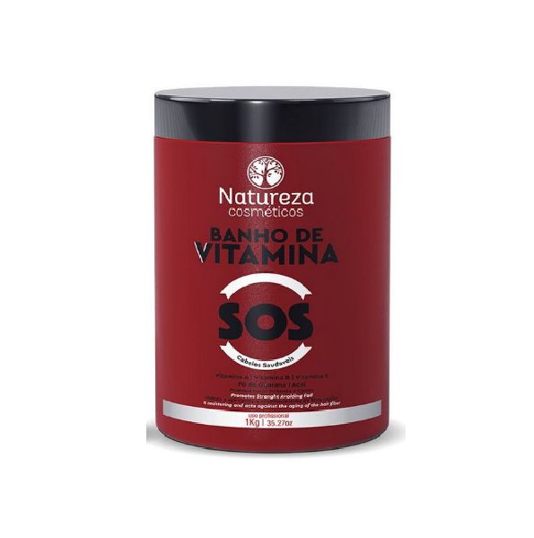 Hidratação Banho De Vitaminas Natureza Cosmeticos 1kg