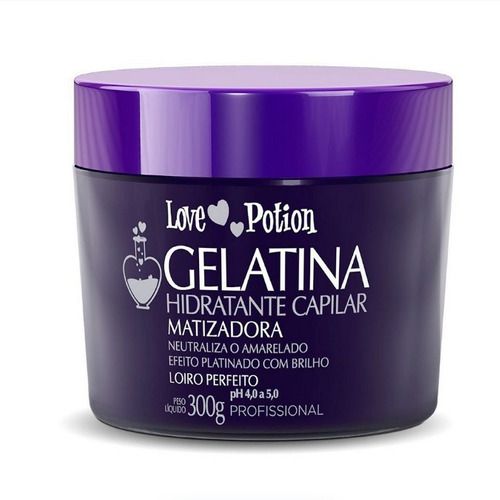 Gelatina hidratante capilar matizadora love potion 300gr