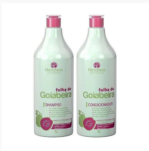 Kit Folha De Goiabeira Natureza Cosmeticos 2x1000ml
