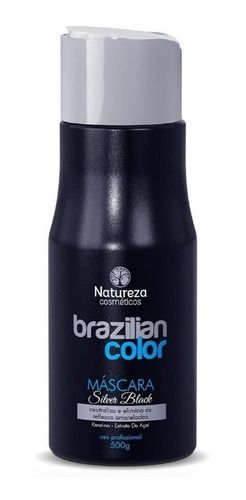 Máscara Matizador Silver Black Natureza Cosméticos 300ml