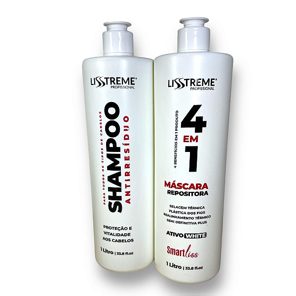 Kit Realinhamento Térmico Selagem 4 Em 1 Lisstreme 2x1000ml