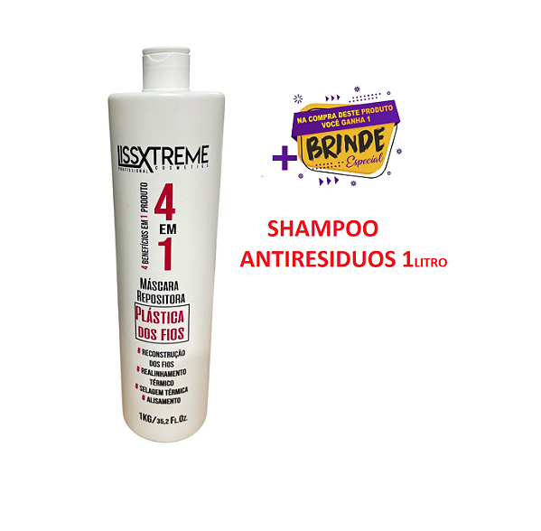 Kit Realinhamento Térmico Selagem 4 Em 1 Lisstreme 2x1000ml