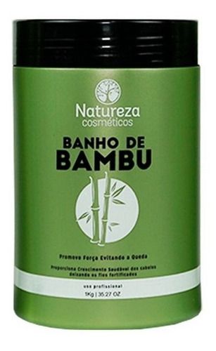 Mascara Reconstrutora Banho De Bambu Natureza Cosmeticos 1kg