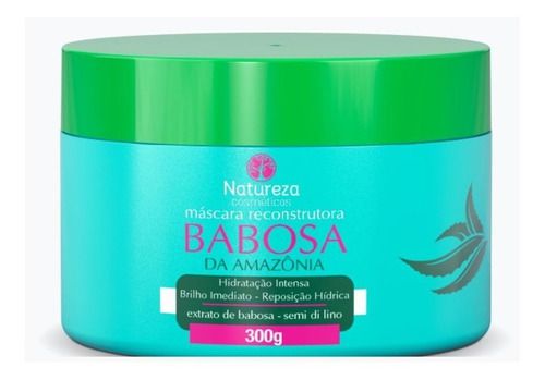 Natureza Cosméticos Máscara Babosa Da Amazônia 300gr