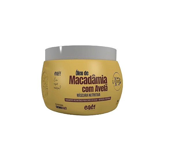 Máscara nutritiva óleo de macadamia eaê cosmeticos 500gr