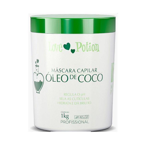 Máscara De  Hidratação Óleo De Coco Love Potion 1kg