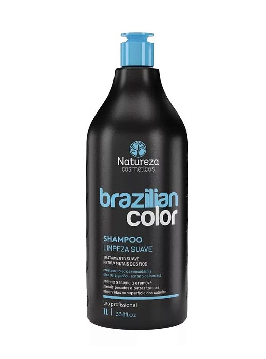 Shampoo Tratamento Suave Retira Metais Dos Fios-natureza 1lt