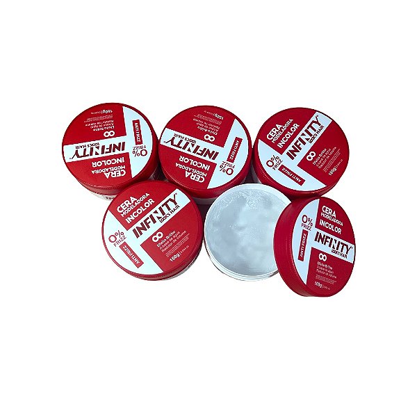 Pomada Modeladora Infinity Look's Hair Prof 160gr cx com 15 unidades