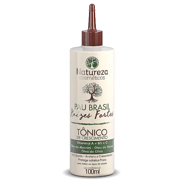 TONICO PAU BRASIL RAIZES FORTES NATUREZA COSMÉTICOS100ML