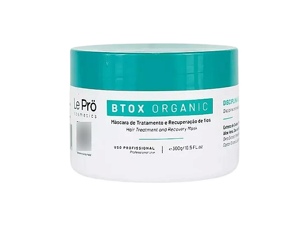 Btox Organic Single Pass Le Pro Cosmetics 300g