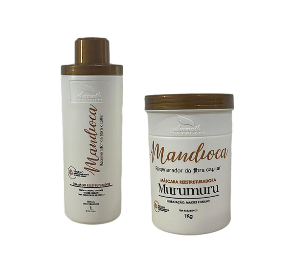 Shampoo+máscara De Hidratação Mandioca Profissional Aramath
