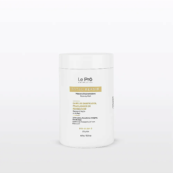Máscara Reconstrutora Total Repair 1 Kg - Le Pro Cosmetics