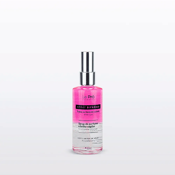 Spray Bifásico Brilho E Perfume 60ml - Le Pro Cosmetics
