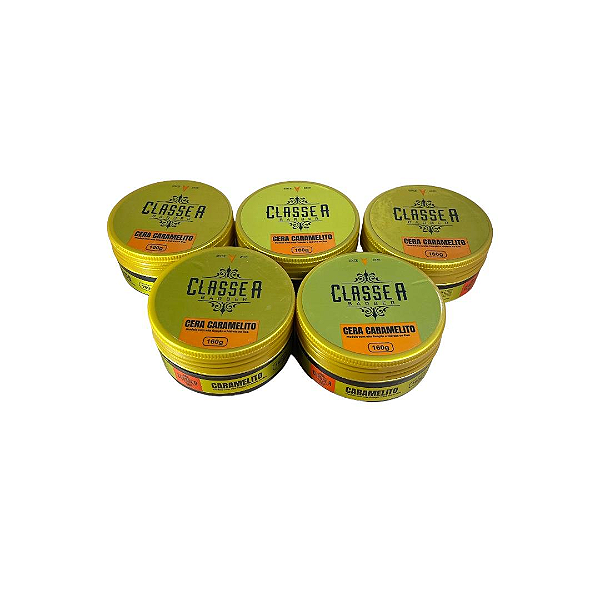 Cera modeladora Caramelo 160gr Classe A-cx Com 05 Unid