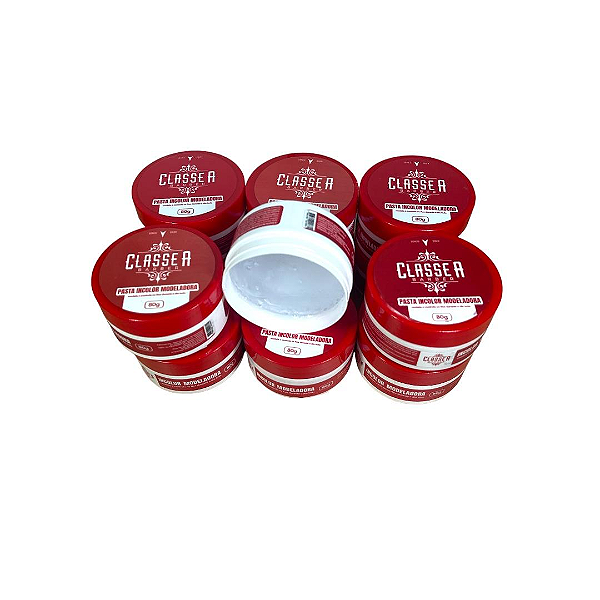 Cera Incolor Modeladora Classe A 80gr Kit Com 12 Unid