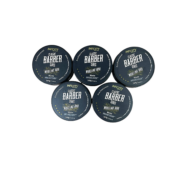 pomada Matte-Efeito Seco Infinity looks hair  160g kit com 5 unid