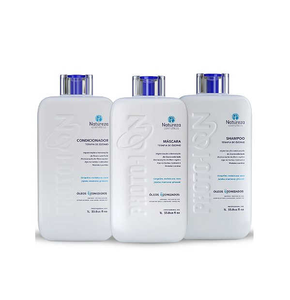 Kit Terapia de ozônio Profissional Natureza cosmeticos-3x1000ml