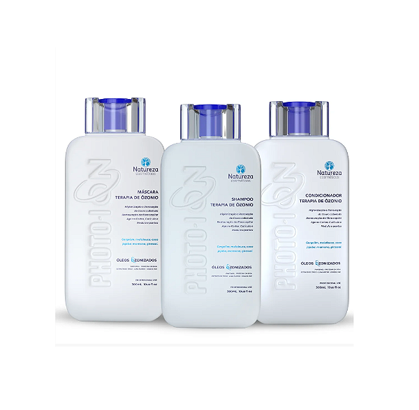 Kit Terapia de ozônio Natureza cosmeticos-home care 3x300ml