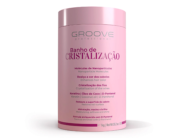 Banho De Cristalização Máscara Groove Professional 1kg