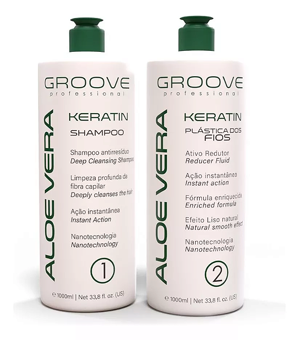 Escova Definitiva De Babosa Keratin Groove Professional 2lt