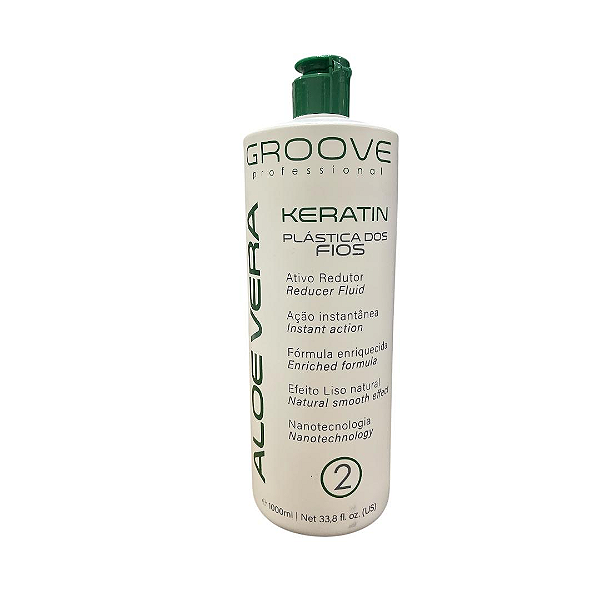 Escova Definitiva De Babosa Keratin Groove Professional 1lt
