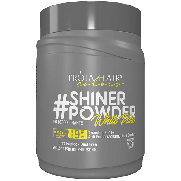 Pó Descolorante White Shiner Powder 500g-troia Hair