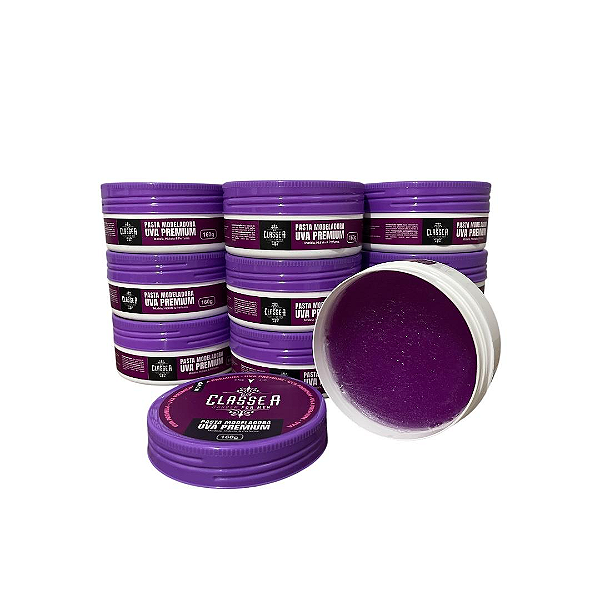 Pasta Modeladora Uva Premium-classe A Kit Com 10 Unidades
