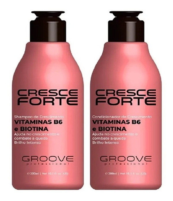 Kit Cresce Forte Shampoo + Condicionador Groove-2x300ml